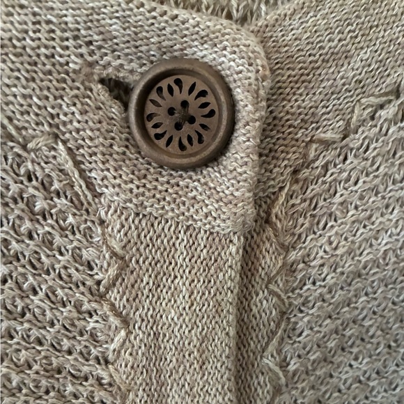 Coldwater Creek tunic button front sweater-large - Picture 3 of 6